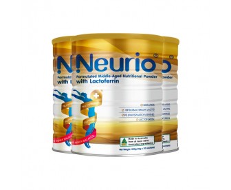 【3件装包邮】Neurio 纽瑞优 中老年人乳铁蛋白调制乳粉 300克x3罐